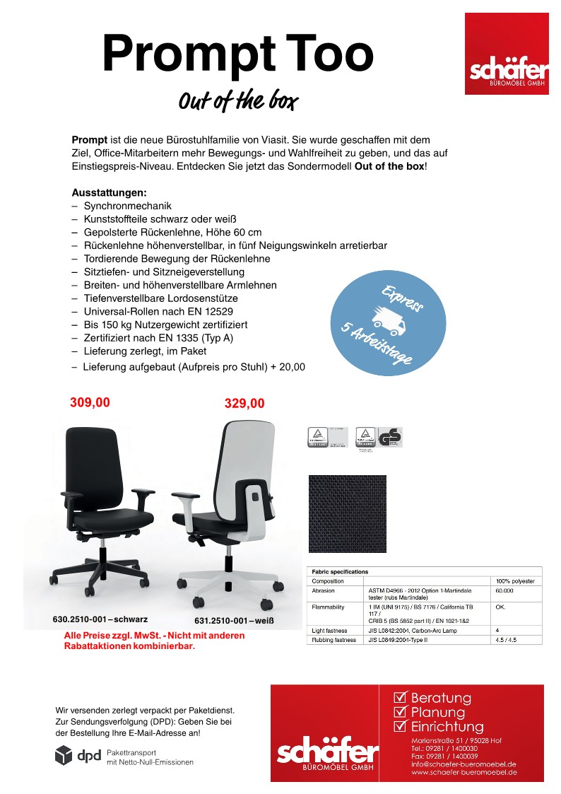 Aktion Bürostuhl Hof Köber